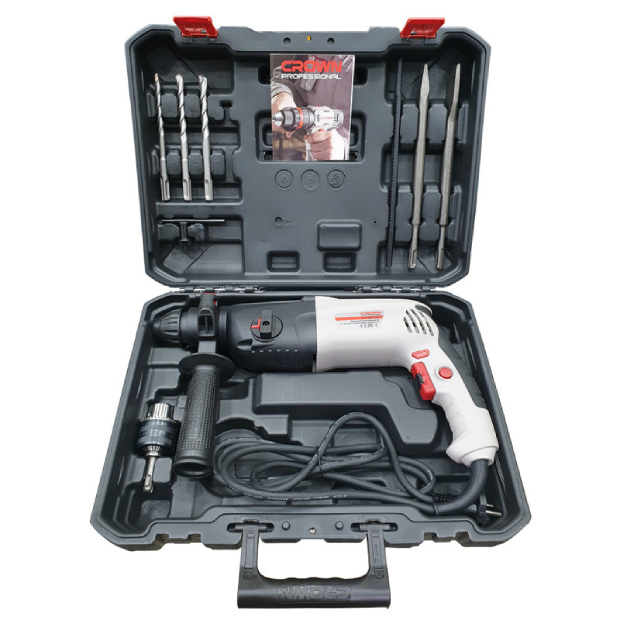 Marteau piqueur perforateur SDS-Plus 850w 26mm 2.2j double mandrin   CT18032 BMC - photo 3
