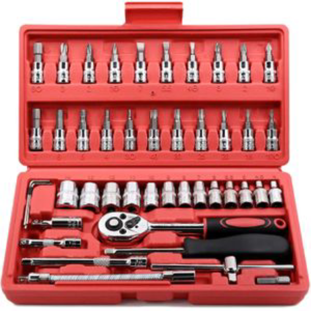 Caisse à outils 46PCS avec cliquet - photo 1