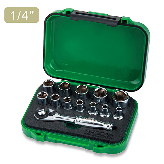 Jeu de 13 mini douilles à cliquet 1/4" DR GABW1301 - photo 1