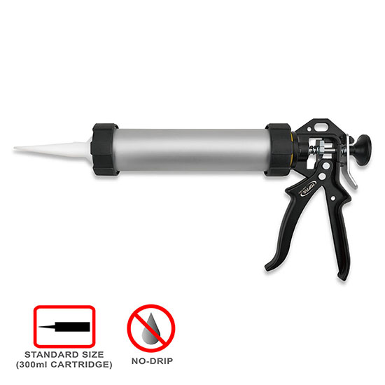 Pistolet à calfeutrer pour tube en aluminium JJAY0904 - photo 1