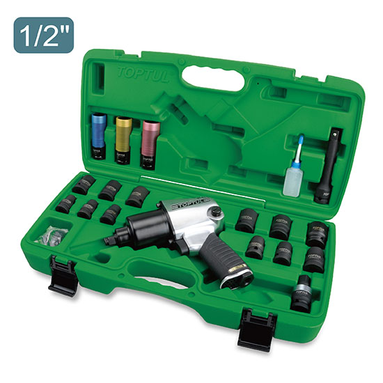Jeu de 27 clés à chocs pneumatiques 1/2" (enclume standard / couple max. 600 pi-lb) GDAI2701 - photo 1