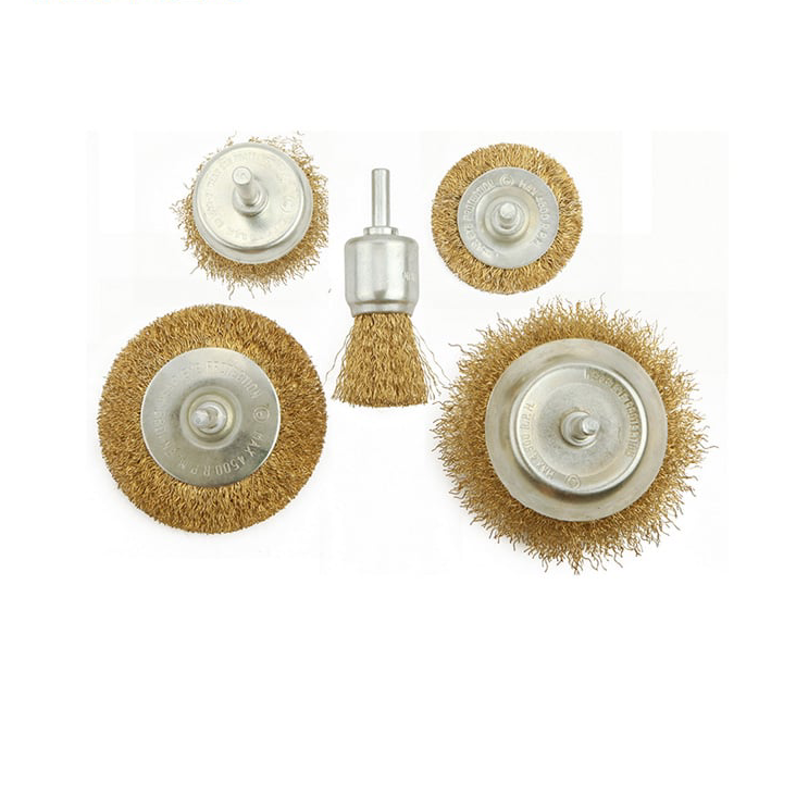 Ensemble de 5 brosses métalliques (industrielles) 77552 - photo 1