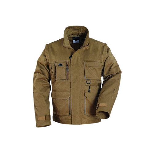 OPERATOR Veste 2/1 beige/gris coton - 8OPEV - photo 1