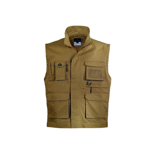 OPERATOR Veste 2/1 beige/gris coton - 8OPEV - photo 2