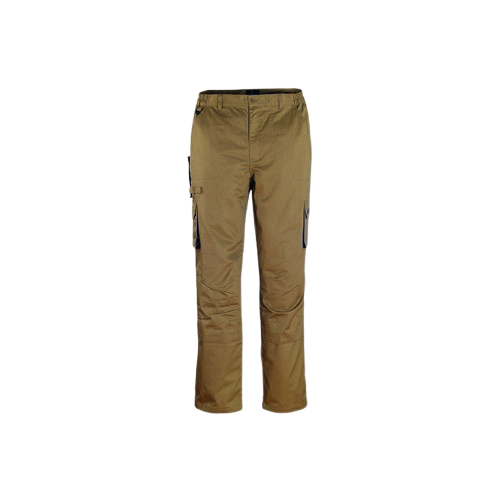 OPERATOR Pantalon beige/gris coton - 8OPEP - photo 1