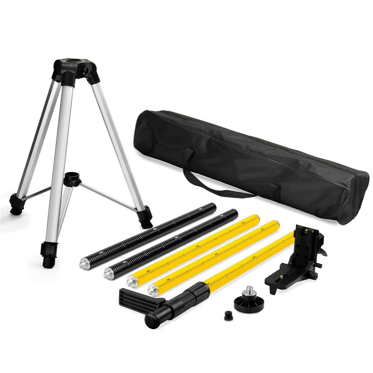 Perche Télescopique Avec Trepied pour Niveau Laser 4.20m YAM0162 - photo 1