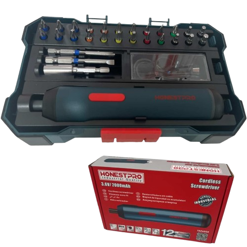 Coffret tournevis électrique sans Fil 3.6V YAE6202 - photo 1