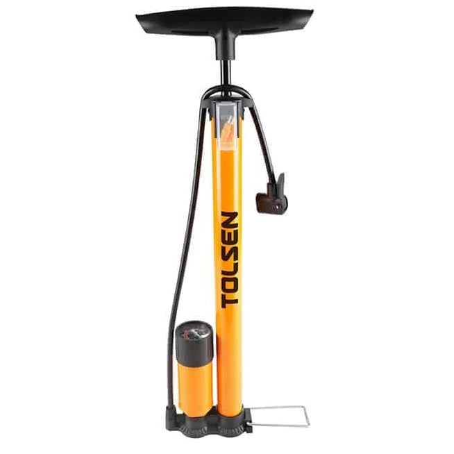 Pompe à main pour vélo avec manomètre 65505 - photo 1