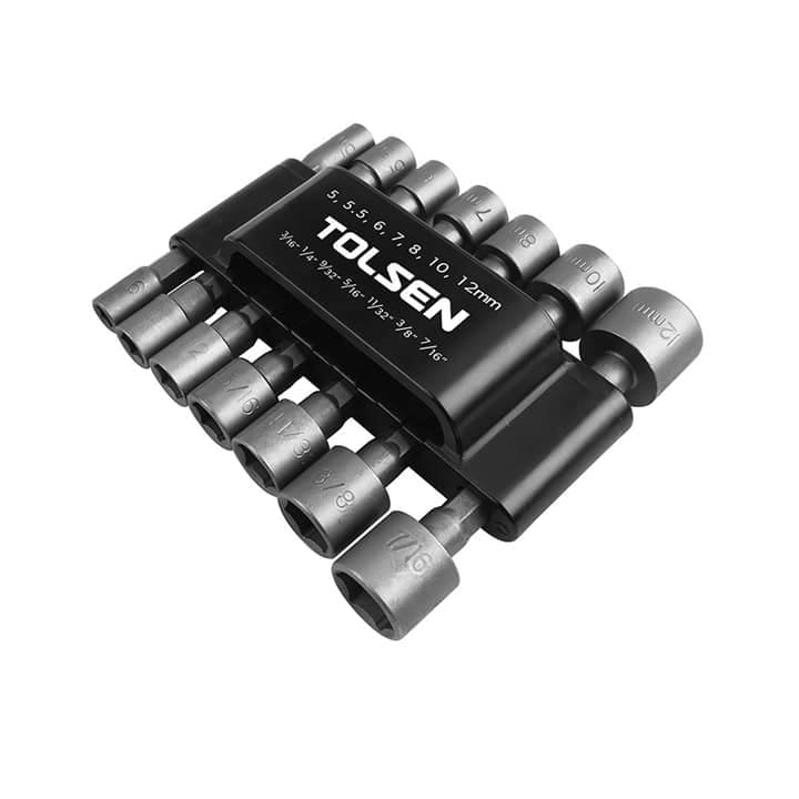 Jeu de douilles pour écrous 14 PCS 77817 - photo 1