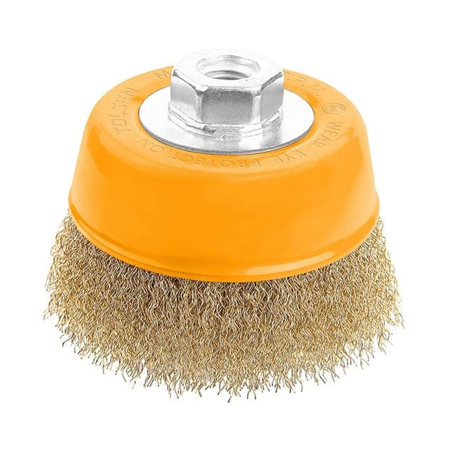 Brosse métallique à coupe avec écrou (INDUSTRIELLE) - photo 1