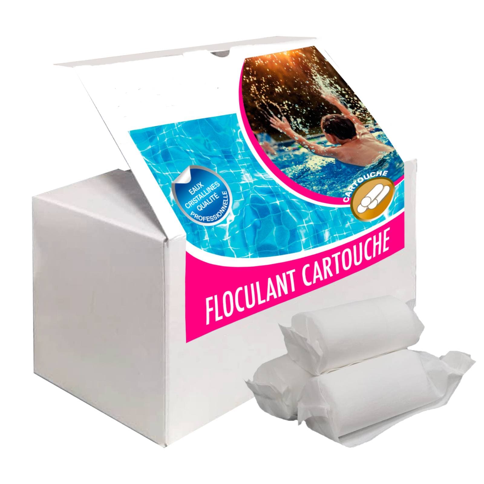 Floculant en cartouche de 125gr - 1KG - photo 1