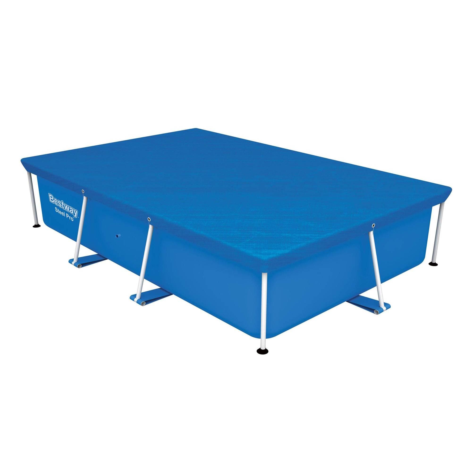 Bâche 4 saisons rectangle 264x174cm pour piscine Steel Pro 259x170cm 58105 - photo 1