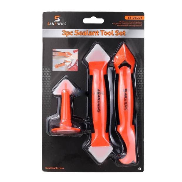 Grattoire Silicone, extracteur et lisseur de joints 3pcs  SS-96001 - photo 2