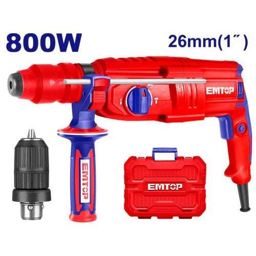 Marteau piqueur perforateur SDS-Plus 800W 26mm 2.5J ERHRL802 - photo 1