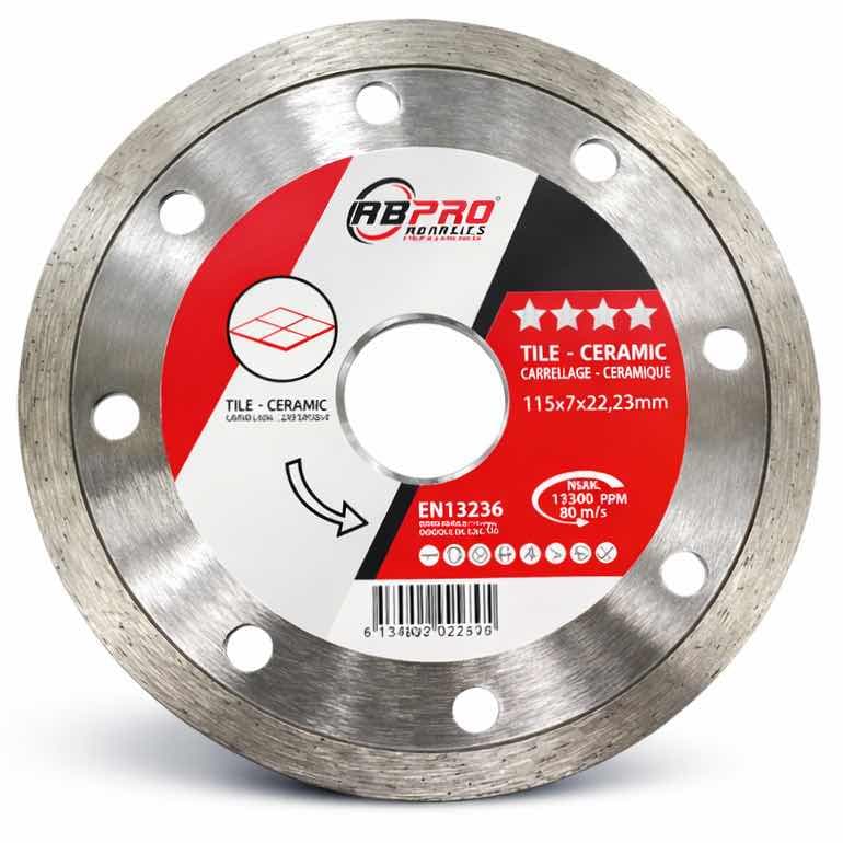 Disque diamant avec une jante continue idéal pour le carrelage et le céramique - photo 1
