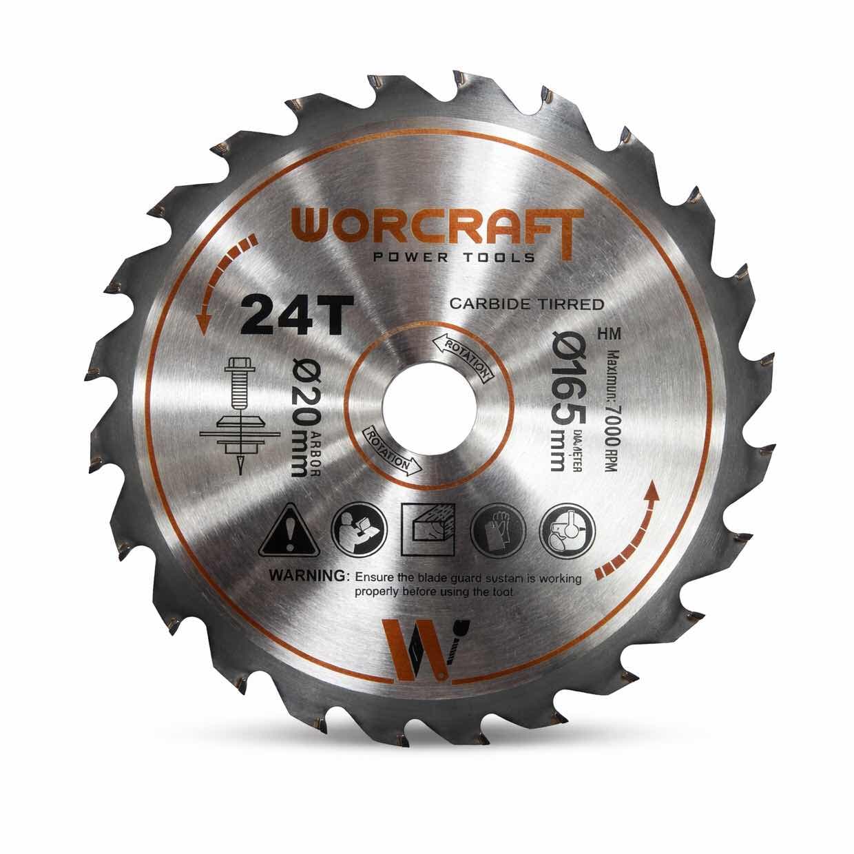 Disque pour bois 165mm WORCRAFT adapter pour la scie plongeante - photo 1