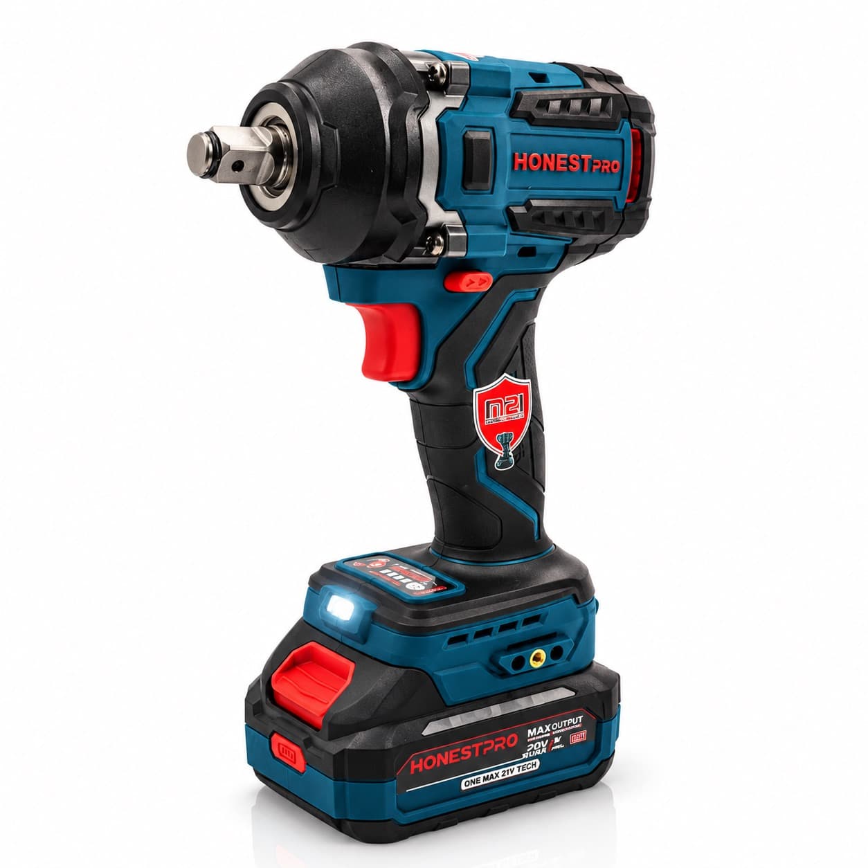 Boulonneuse sans fil clé a chocs 21V brushless 4.0Ah 800Nm YAE6113 - photo 1