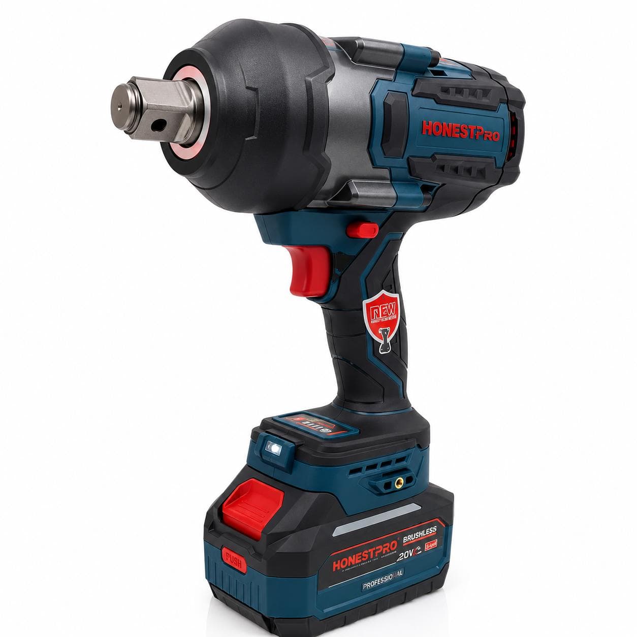 boulonneuse sans fil clé a chocs 21v brushless avec batterie 6.0ah 3/4″ 1600 Nm YAE6117 - photo 1