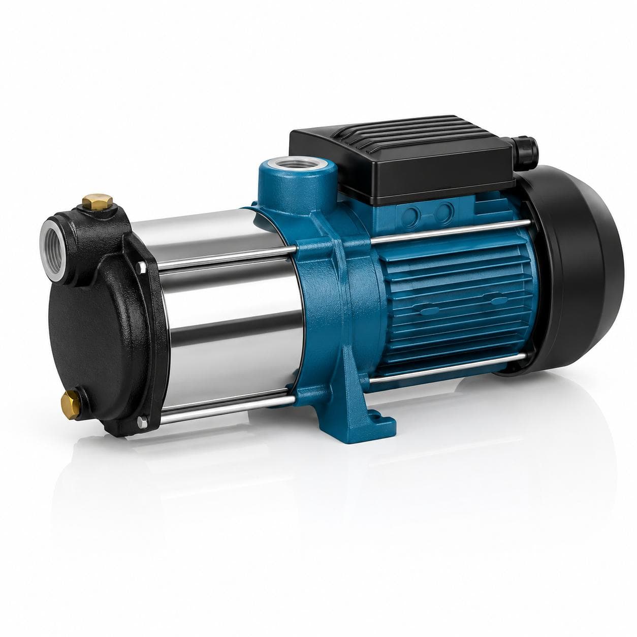 Pompe centrifuge à plusieurs étages électrique silencieuse haute pression 3 tourbines 0.7HP YAE2078 - photo 1