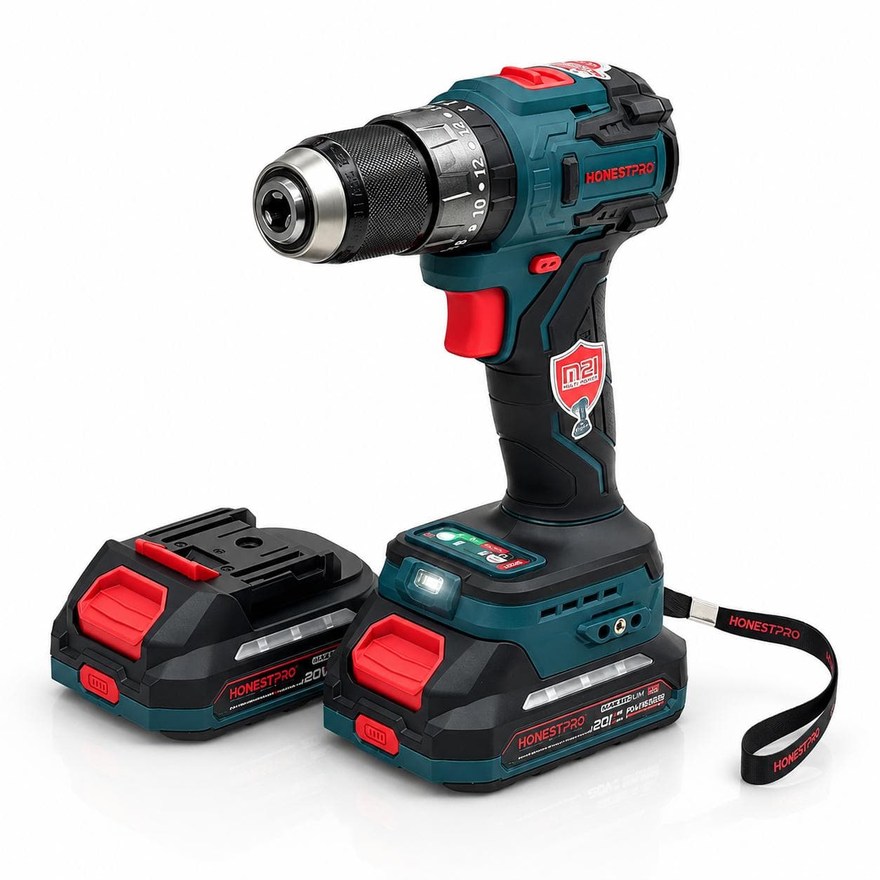 Visseuse perceuse sans fil 21V 2 batteries 2,0Ah YAE6120 - photo 1