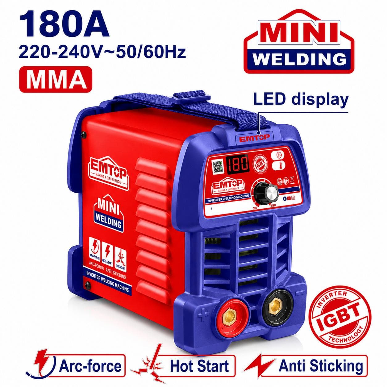 Poste à souder MMA 15-180A EWDEM1841 - photo 1