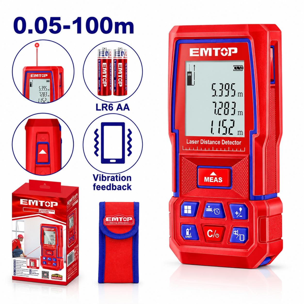 Télémètre laser 0.05-100M ELDD1008 - photo 1