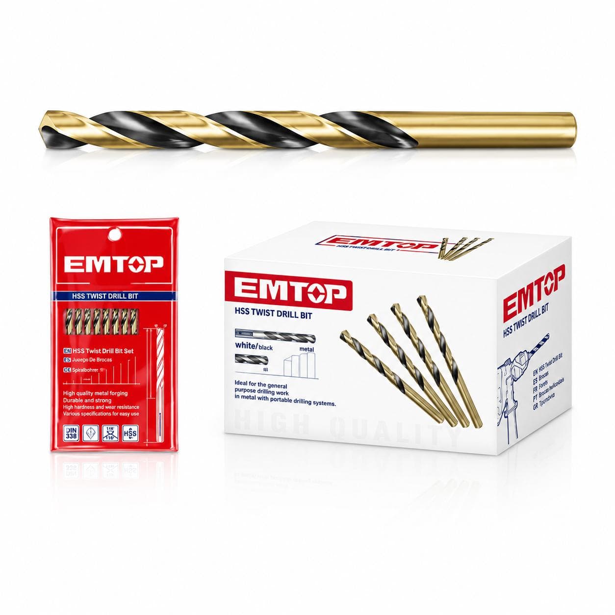 Foret HSS pour métal 10mm ETDB11001 - photo 1