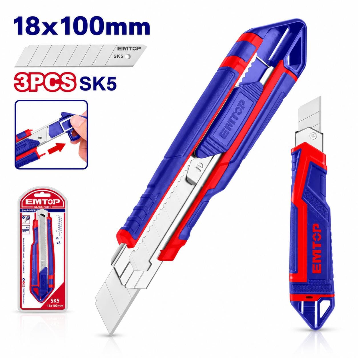Cutteur avec 3 lames ESNK18302 - photo 1