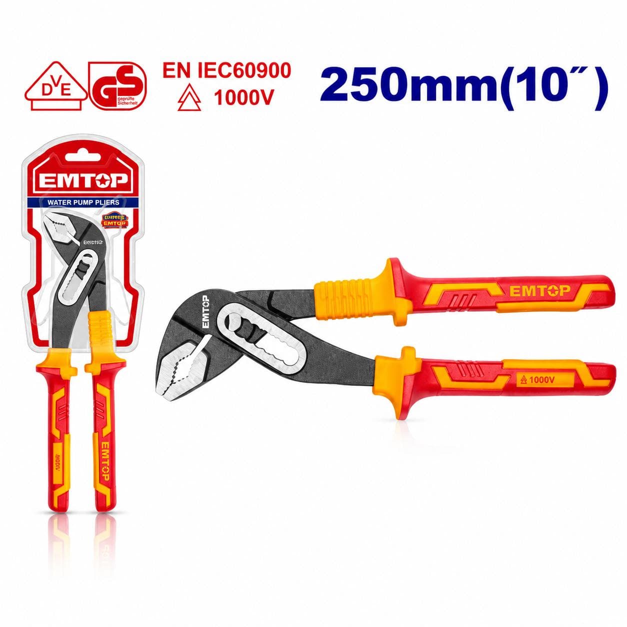 Pince crocodile isolée 1000V 10" 250mm EPLRP1031 - photo 1