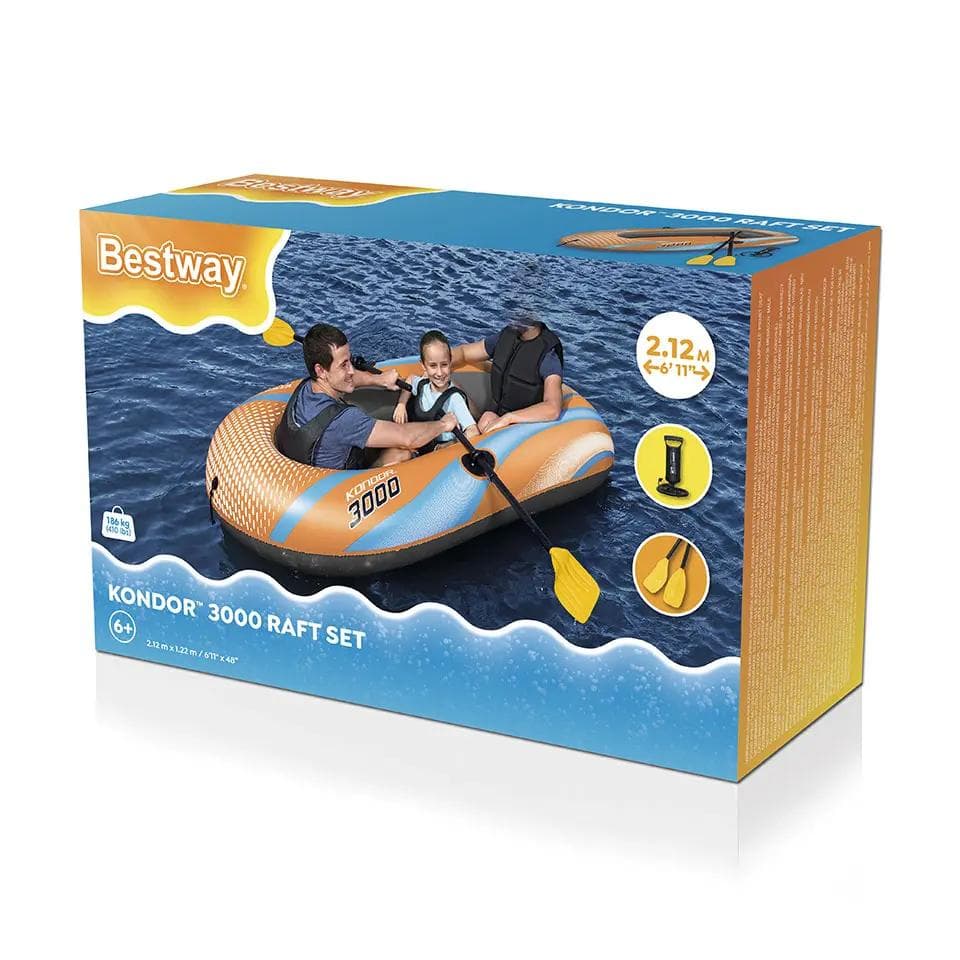 Bateau gonflable Kondor 3000 Raft Set 2.12m x 1.22m 61146 - photo 12