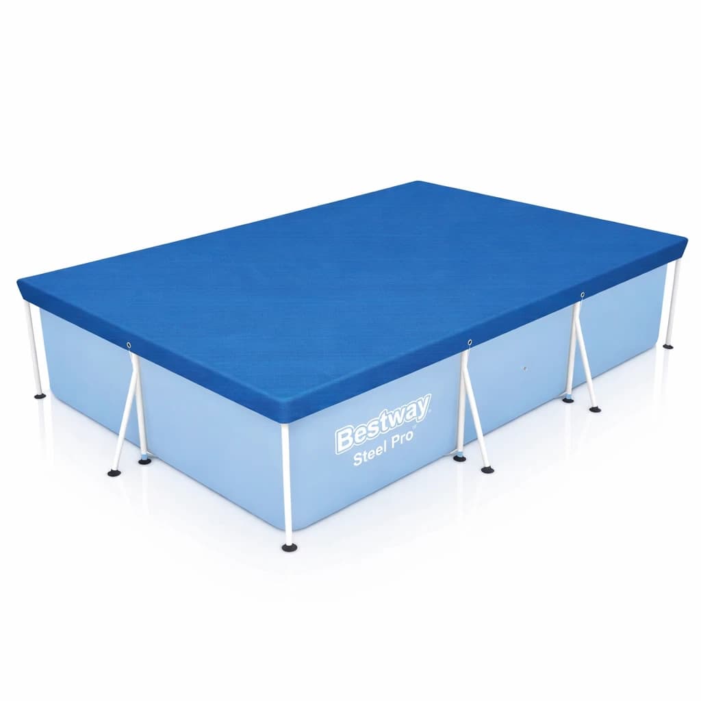 Bâche 4 saisons rectangle 304x205cm pour piscine Steel Pro 300x201cm 58106 - photo 2