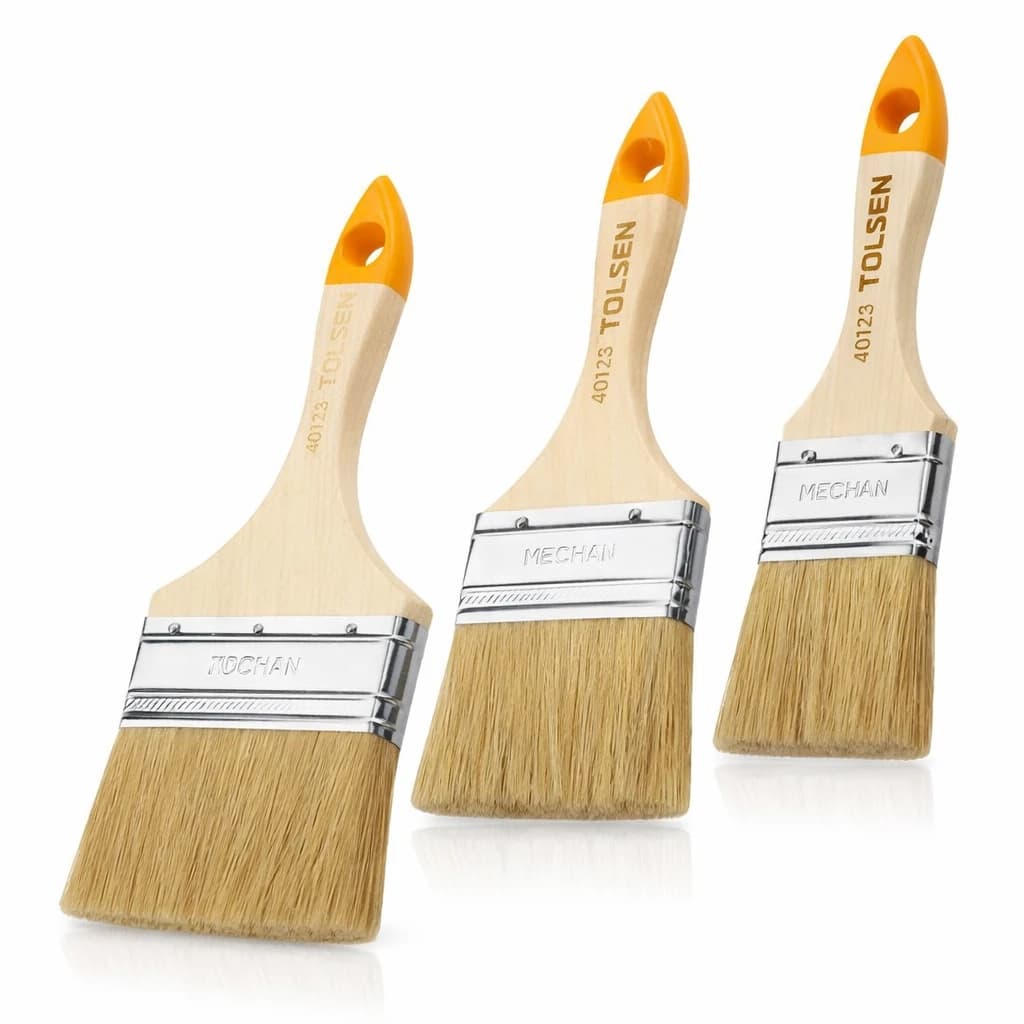 Jeu de 3 pinceaux plats 2″/3″/4″   40145 - photo 1