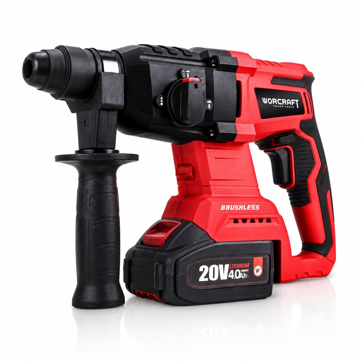 Marteau piqueur perforateur SDS-Plus sans fil 20V 2 batteries 4.0Ah BRUSHLESS 24mm 3J CRH-S20LiBAM - photo 1