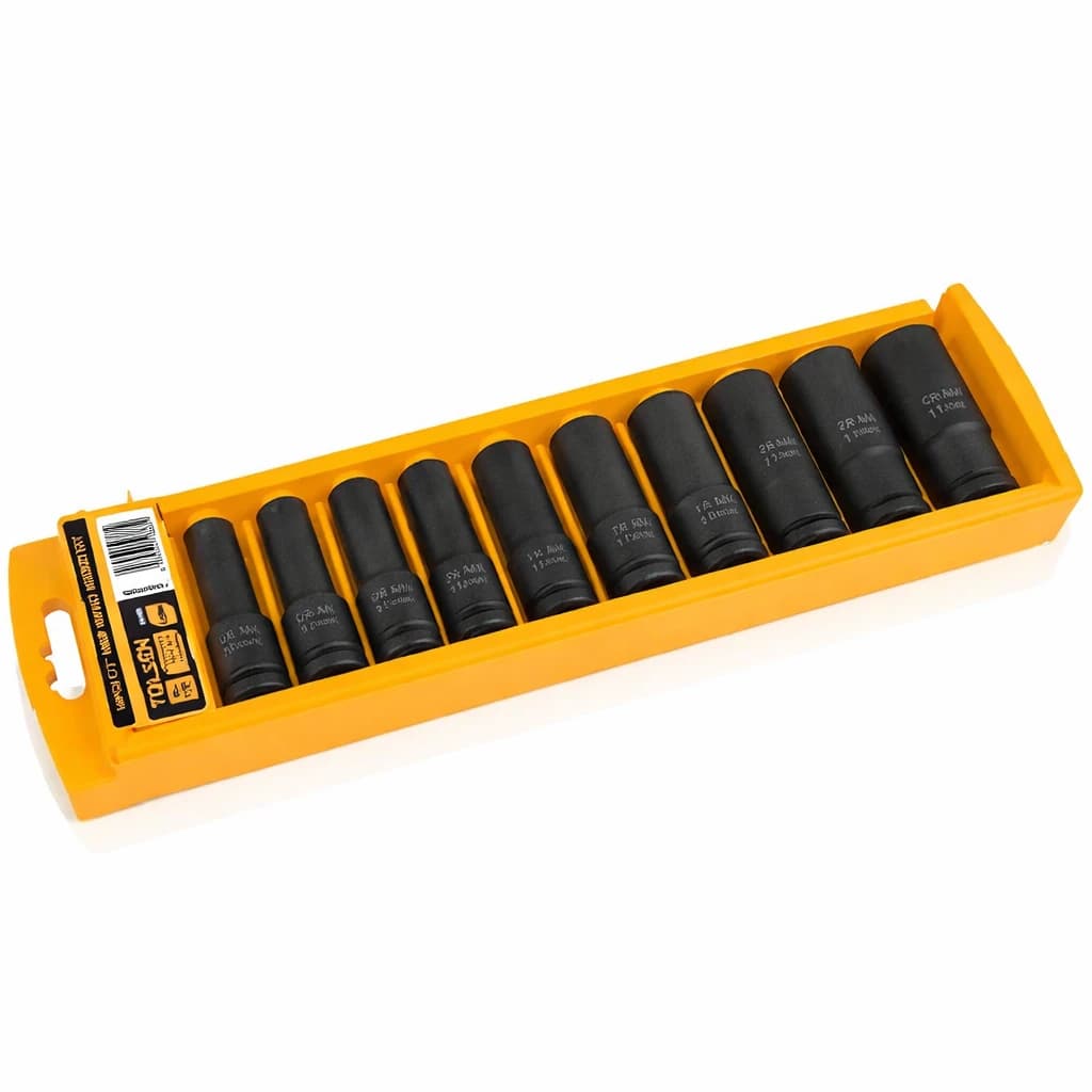 Jeu de douilles à impact profonde 10pcs 1/2″ 18296 - photo 1