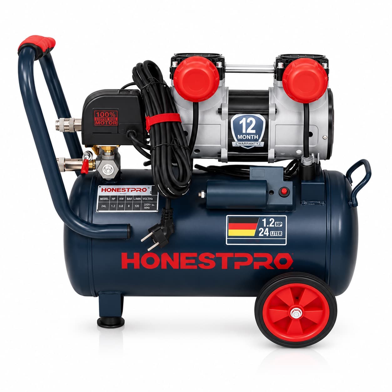 Compresseur silencieux 24L YAE2787 - photo 1