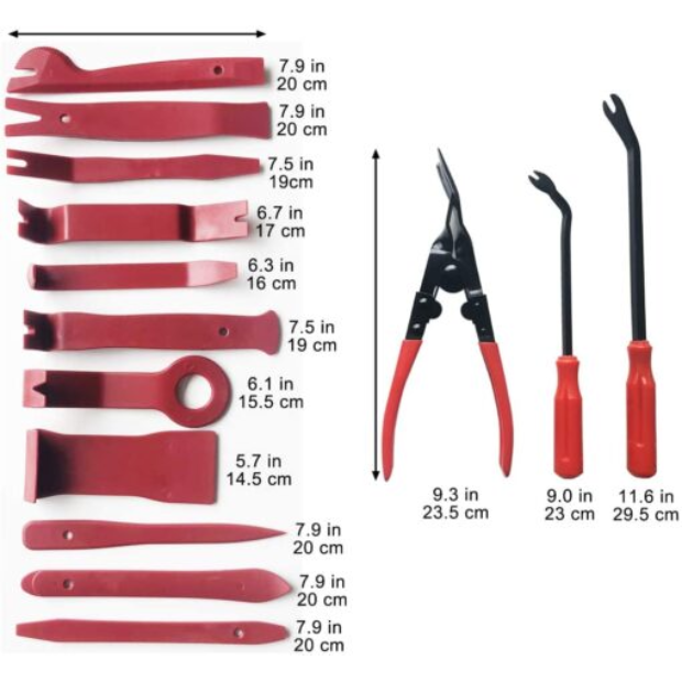 Kit outils de démantage garniture 19pcs TAKOG - photo 2