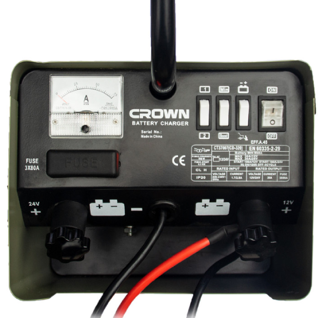 Chargeur demarreur batterie auto 12-24v 520Ah1700w CT37008 - photo 2