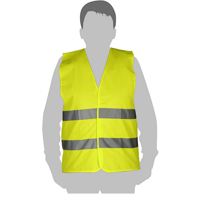 Gilet réflecteur jaune - photo 1
