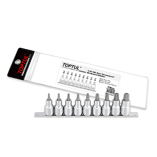 Jeu de 9 douilles à embout 1/2" DR. Star - photo 1