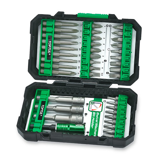Jeu d'embouts de tournevis à tête hexagonale 40 pièces 1/4" GAEW4001 - photo 1