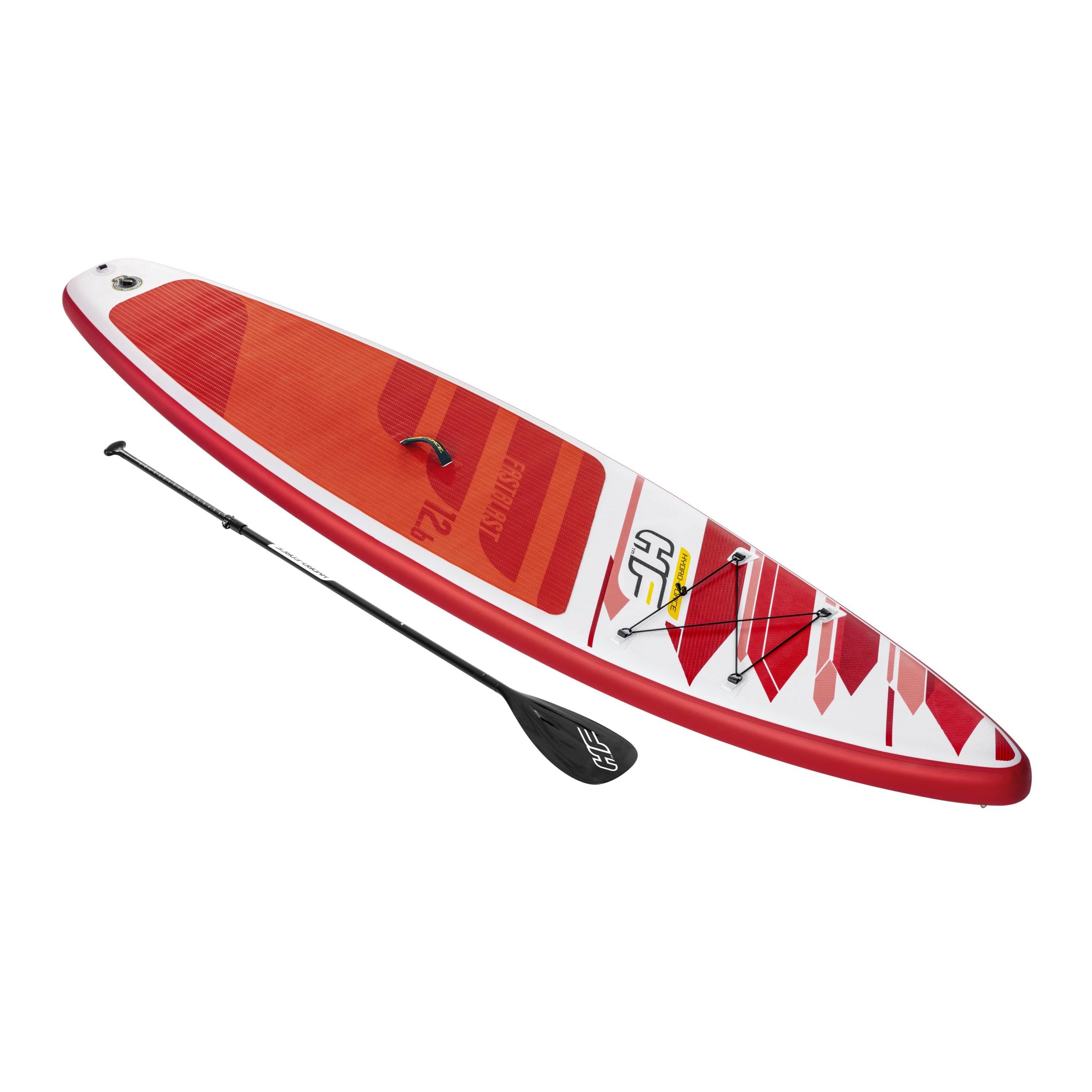 Paddle gonflable Hydro-Force™ Fastblash 381 x 76 x 15 cm, pompe, pagaie, leash, sac à dos de transport 65343 - photo 1