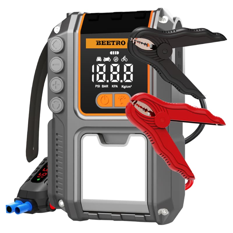 Booster batterie 23800mAh et compresseur 150psi avec lamp torche BE0170 - photo 2