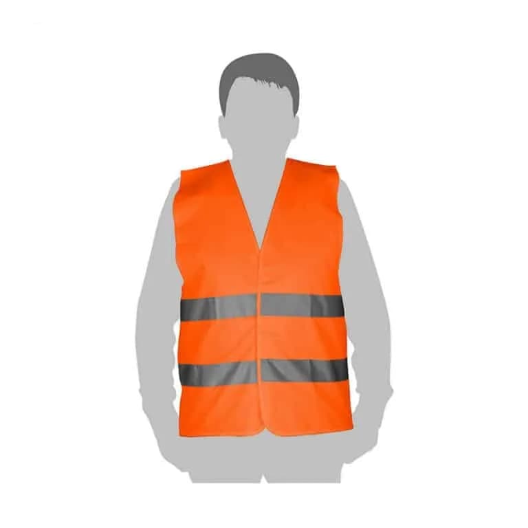 Gilet réflecteur orange - photo 1