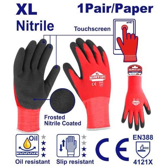 Gants enduits de nitrile cristallin ENGV0301 - photo 1