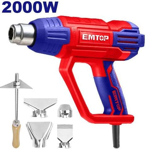 Pistolet air chaud décapeur thermique 2000W EHGN20001 - photo 1