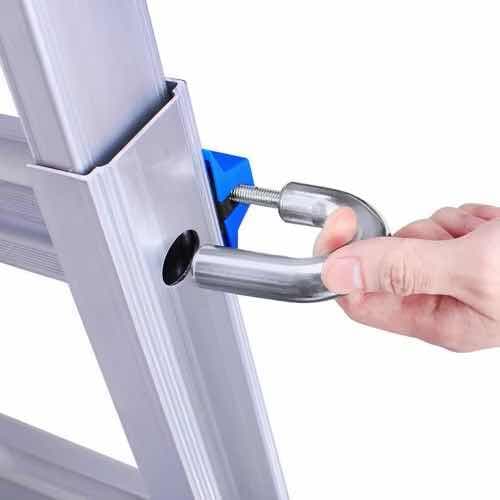 Echelle-escabeau pliable en aluminium robuste - photo 2