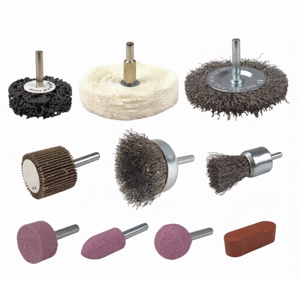 Kit de 10PCS de mini disques et brosses YAG0610 - photo 1