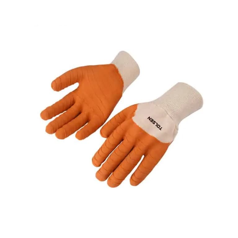 Gants de travail (Orange enduits de latex) - photo 1
