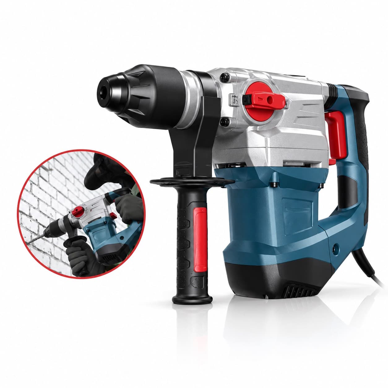 Marteau perforateur rotatif électrique 1500W 32mm YAE2198 - photo 1