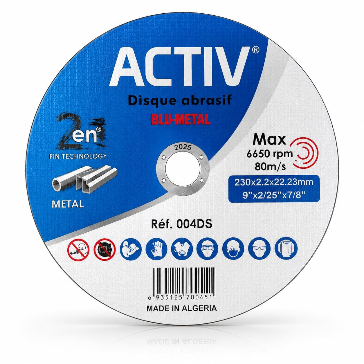 Disque à tronçonner pour tôle metal- inox - photo 1